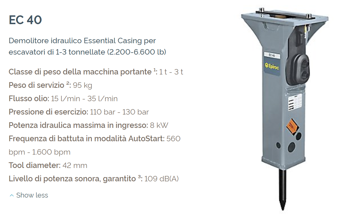 demolitore EC 40