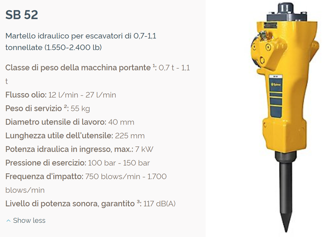 Demolitore SB 52