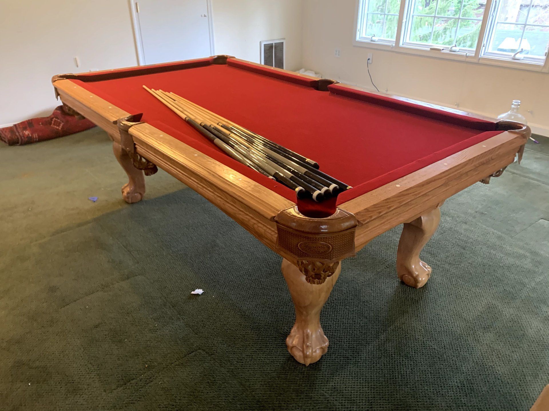 components of a pool table by furniture assembly team