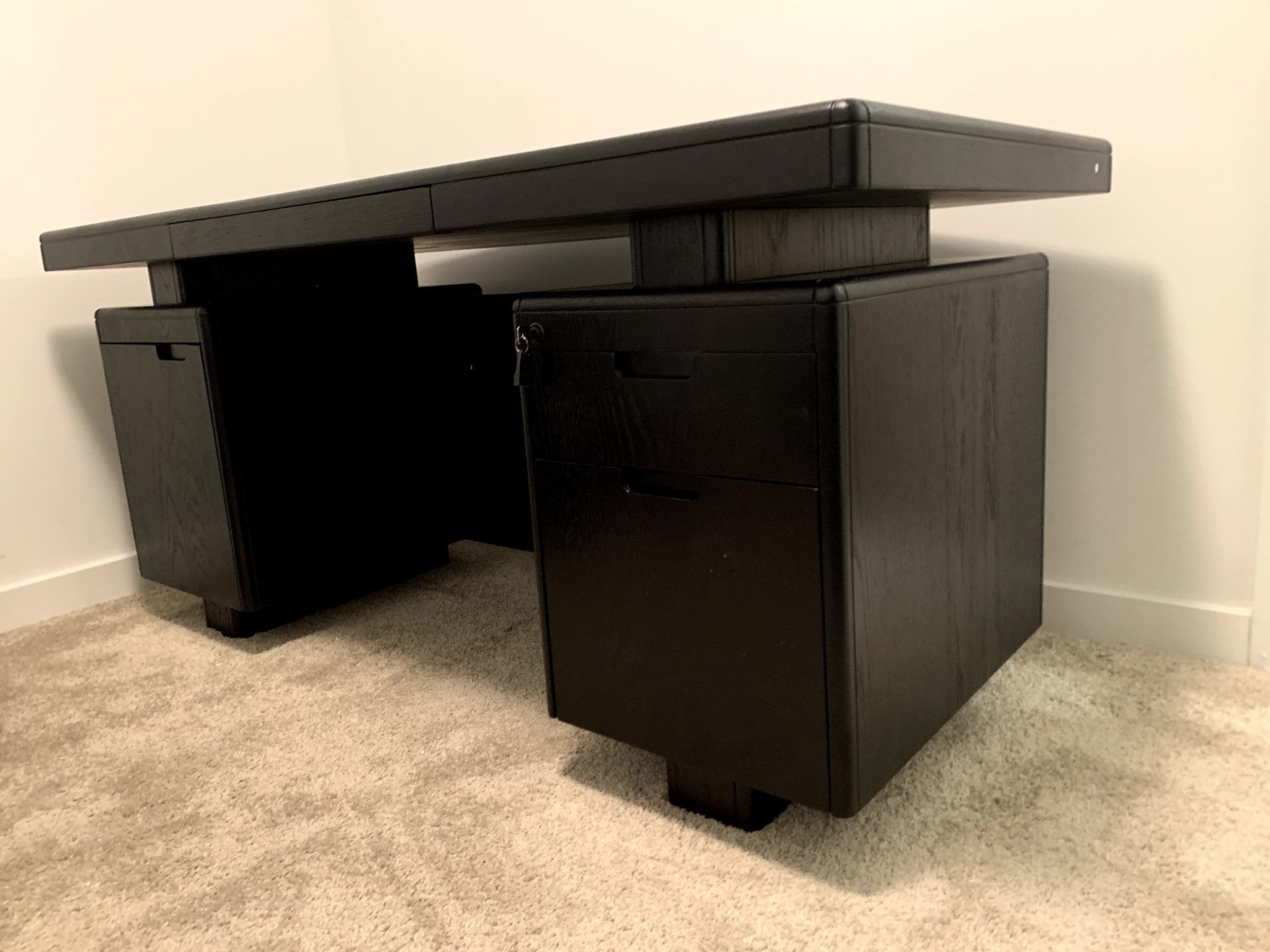 black ZURI FORD desk by furniture assembly team