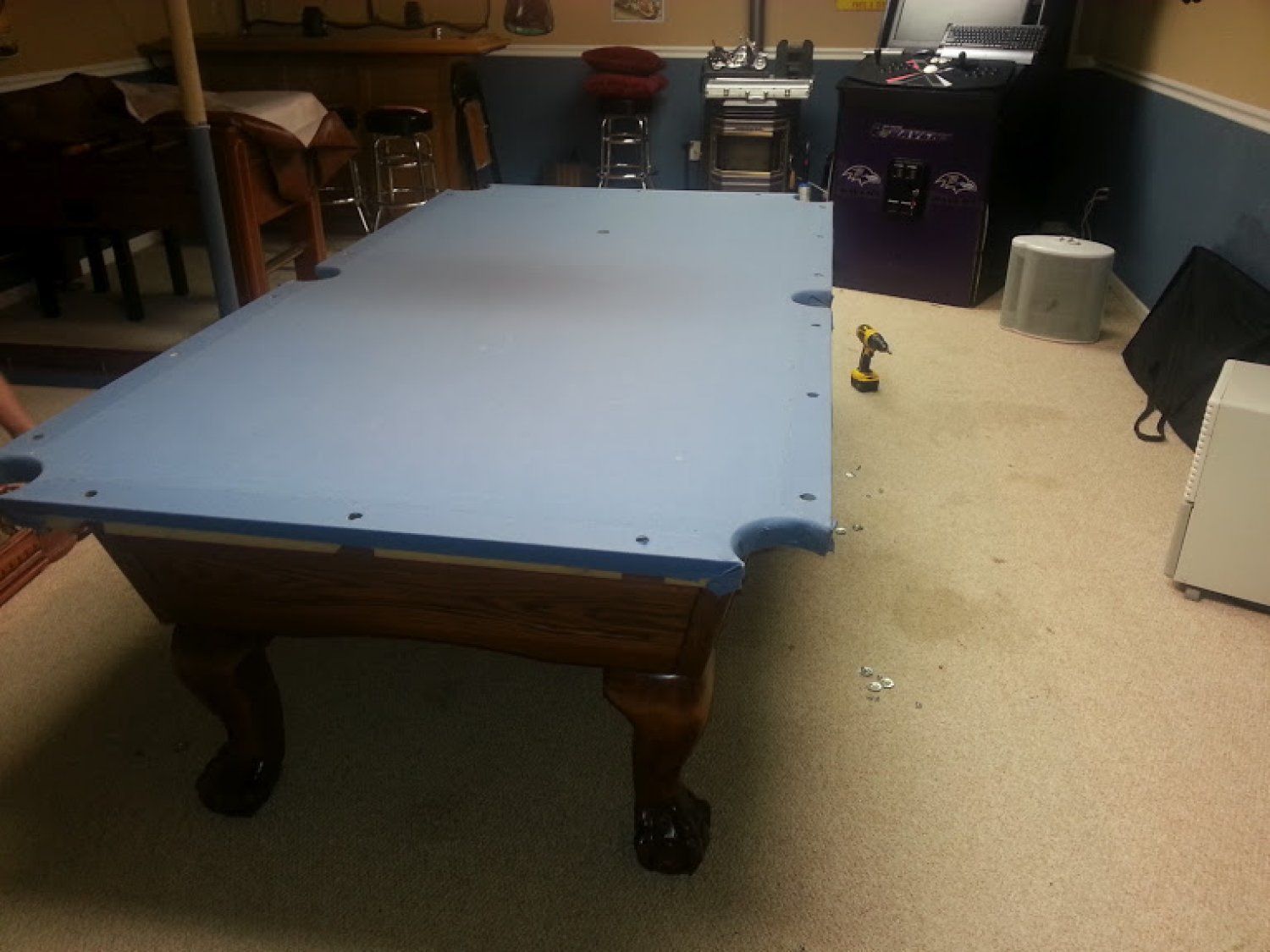 Pool table disassembly service in DC, MD and VA