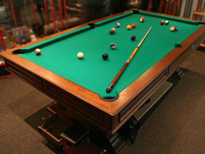 Organized pool table disassembly