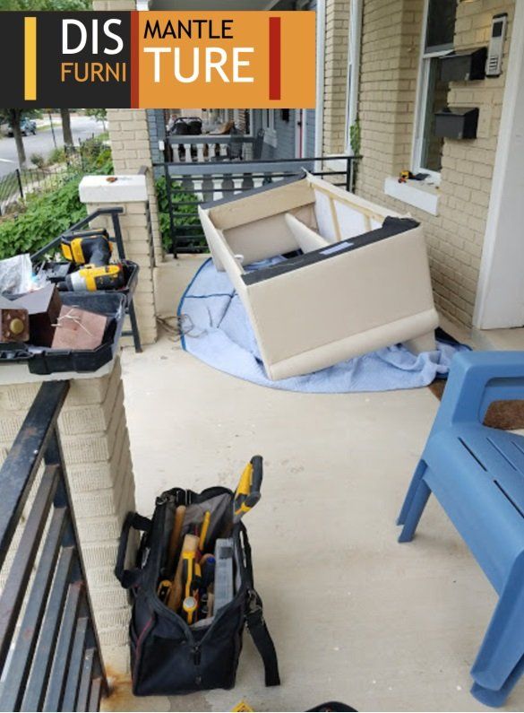 Sofa disassembly services in Washington DC, Northern Virginia and Maryland