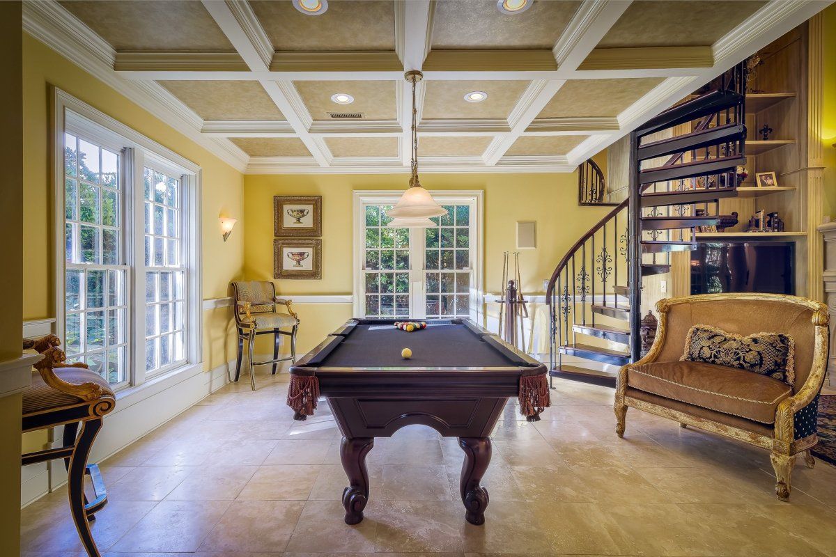 Wood pool table disassembled by Dismantle Furniture Company