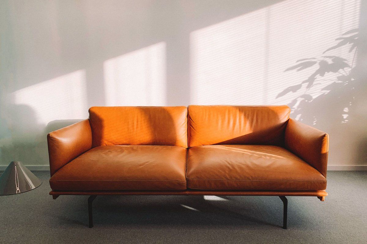 Beautiful bright sofa disassembly by experts from Dismantle Furniture Company