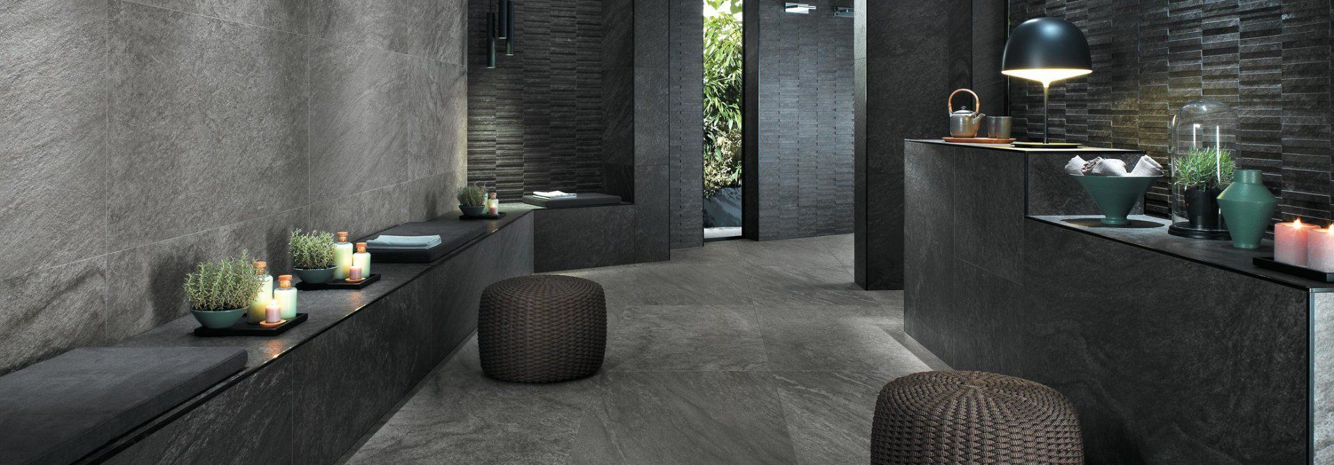 bagno rivestito in gres