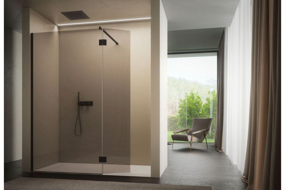 cabina doccia in vetro