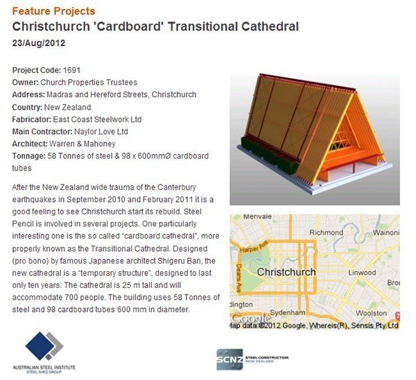 Details about the Christchurch project