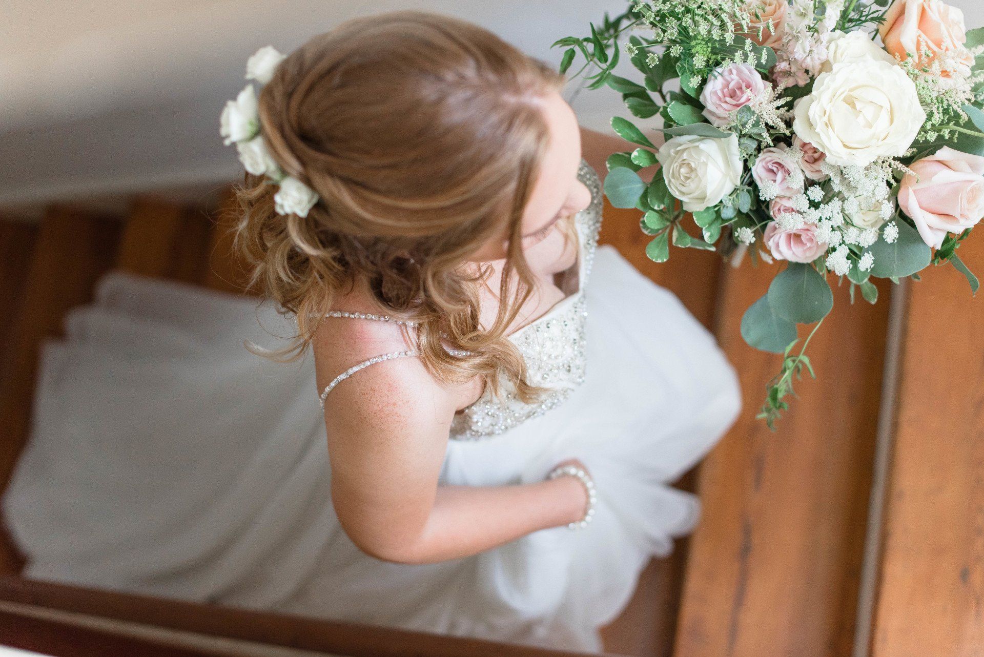 Bridal bouquet by Custom Florals Lancaster Pa
