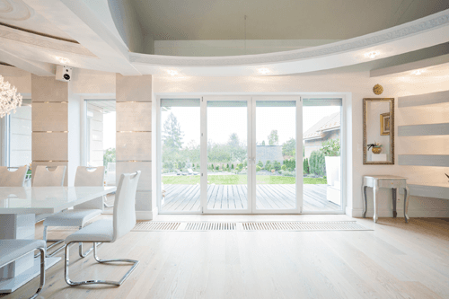 large home sliding door