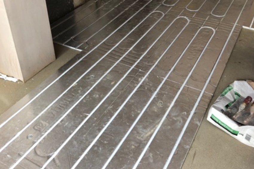 underfloor heating system