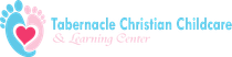 A logo for tabernacle christian childcare and learning center
