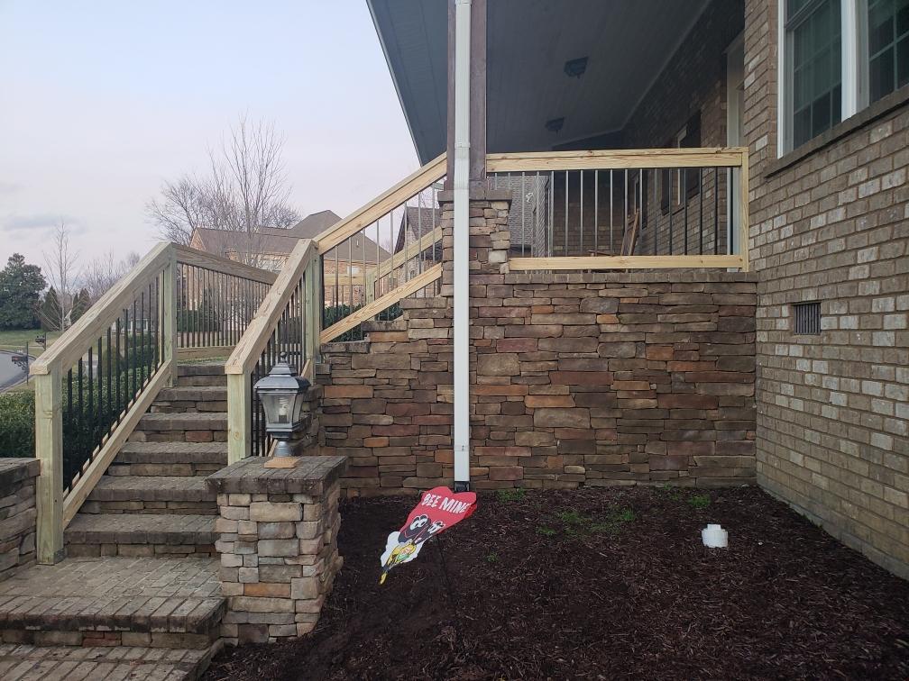 custom deck fence