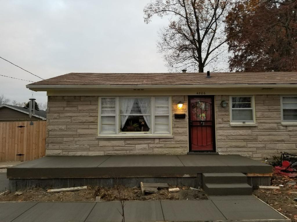 Porch House — Big Porch House Under Construction for Flooring in Louisville, KY