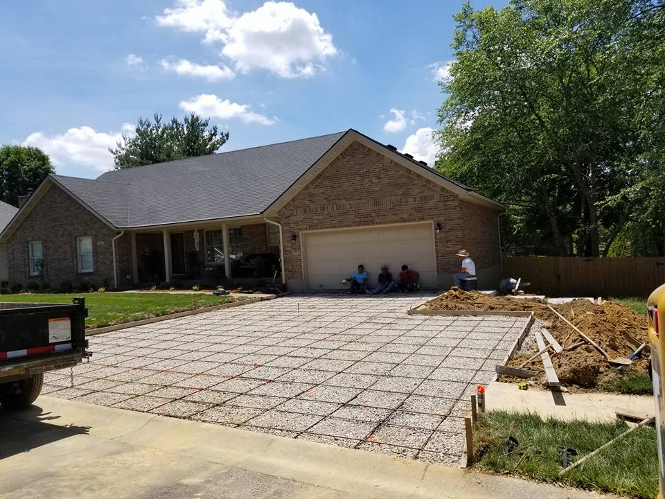 Garage Pathway — Construction Worker Taking a Rest after Work in Louisville, KY