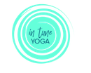 A logo for a yoga studio called in tune yoga.