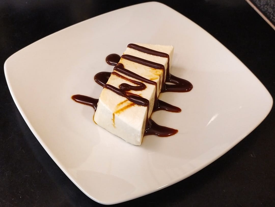 Pannacotta with salted caramel