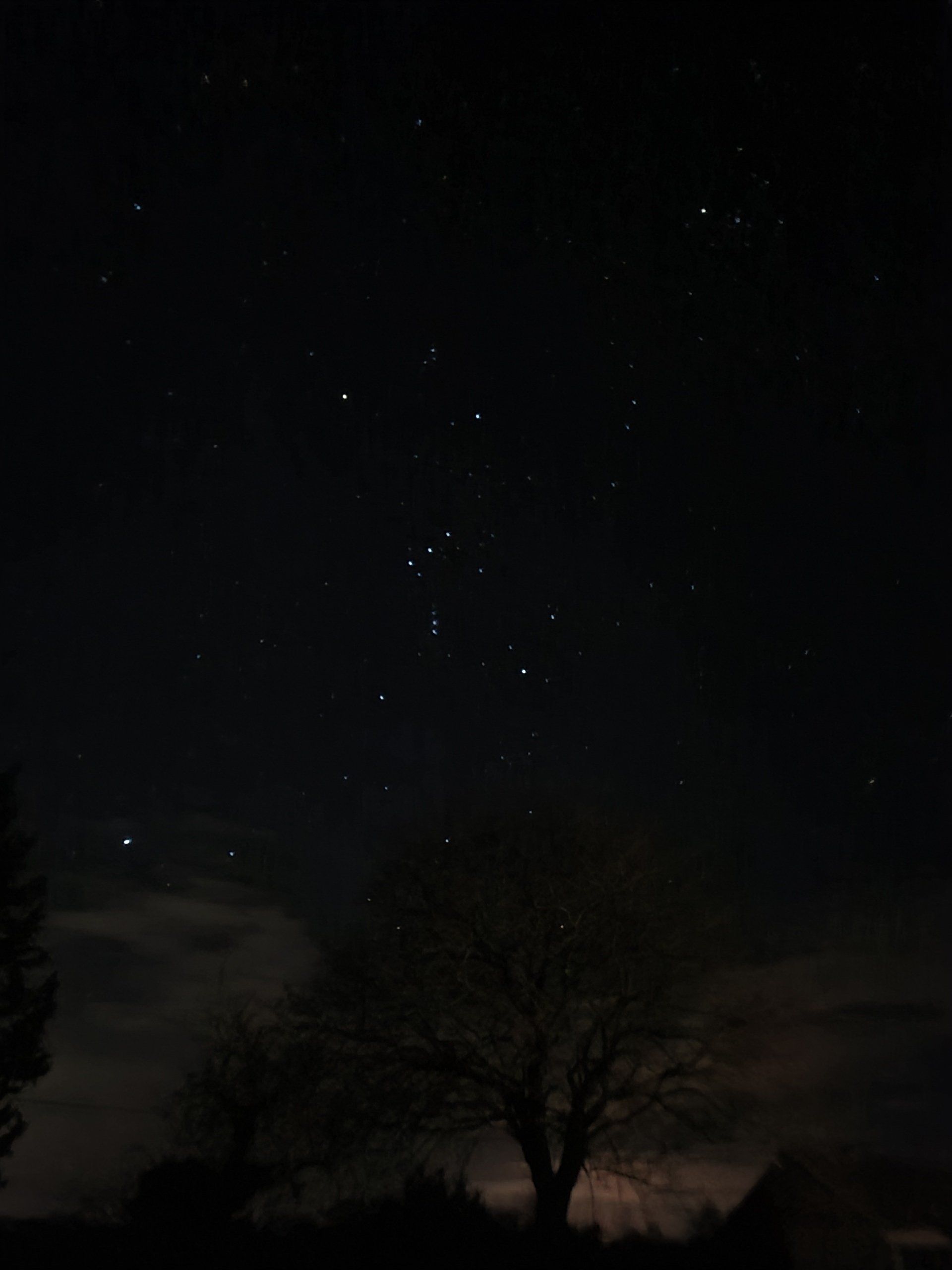 night sky with stars