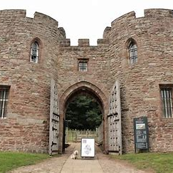 Beeston Castle an Historic site Beeston Castle entrance