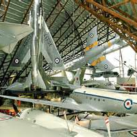 An aeroplane hanger at RAF Cosford