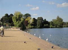 View of the lakes a Ellesmere Shropshire