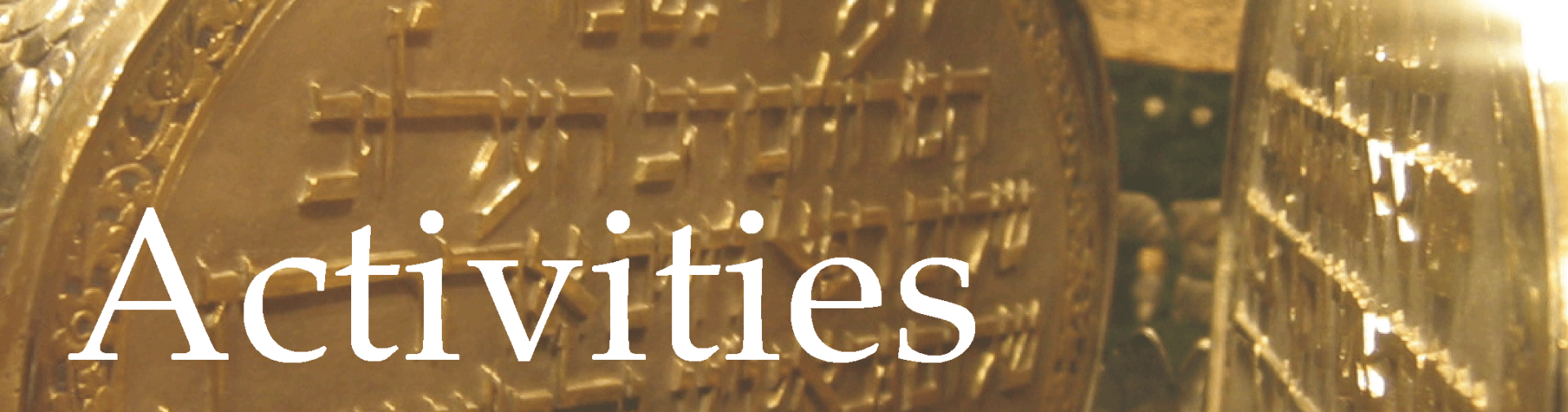 Activities of a sofer/scribe header