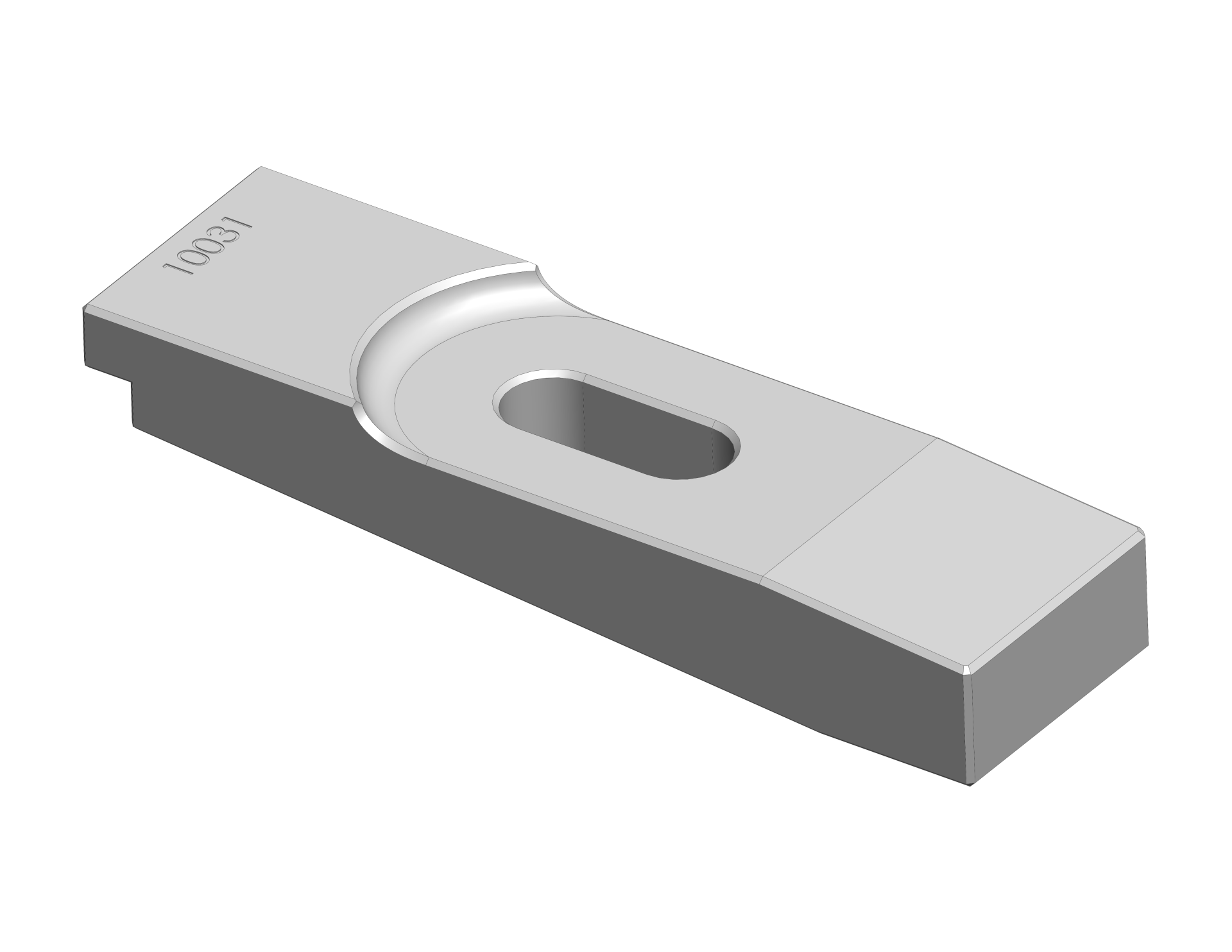 Clamping iron