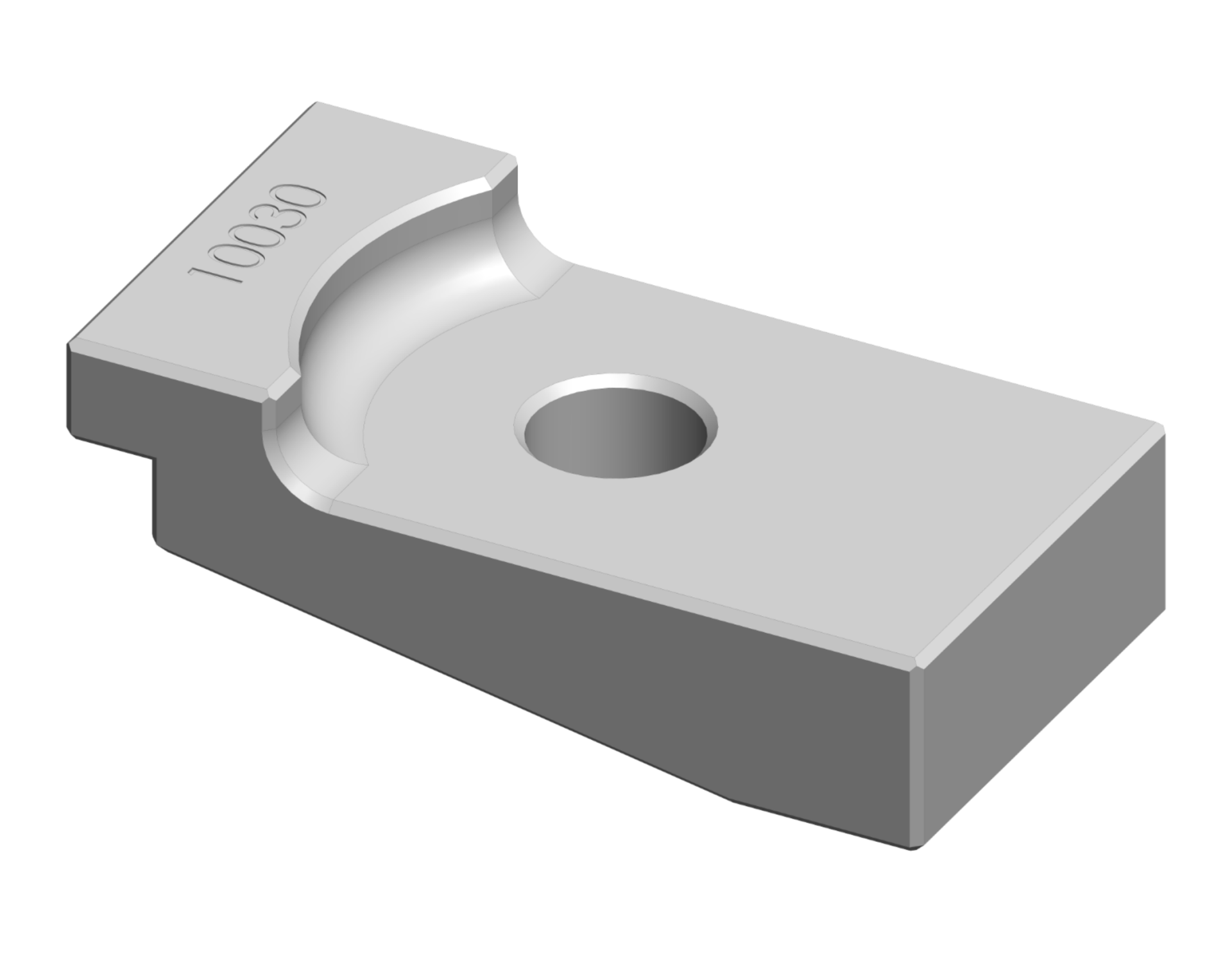 Clamping iron