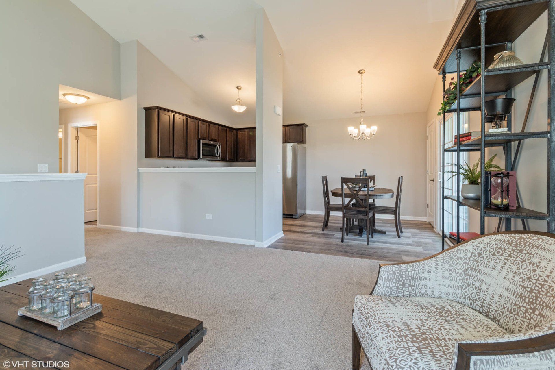 Living Room and Kitchen | Timber Pointe Apartment Homes