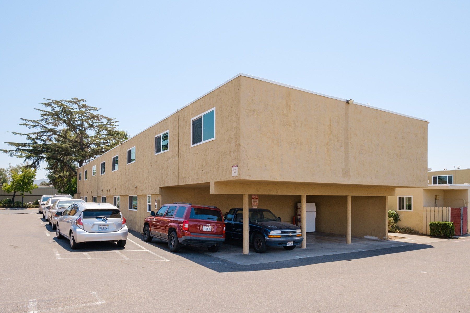 Parking spaces