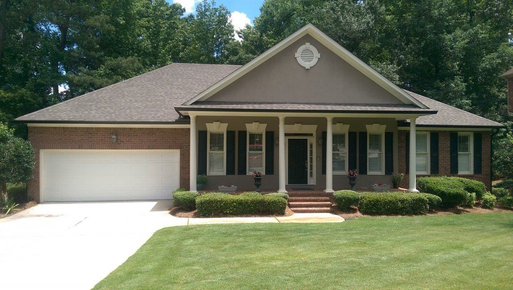 Black Accent Gutters