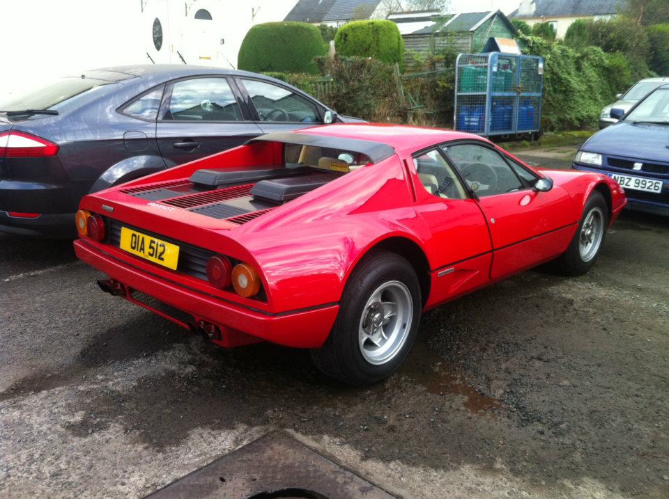 A red car