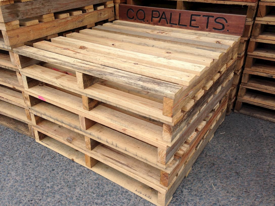 Light Coloured Timber Pallet — Pallet Supplier in North Rockhampton, QLD