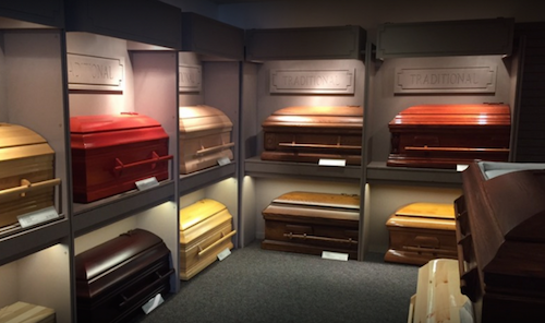 funeral facilities show room