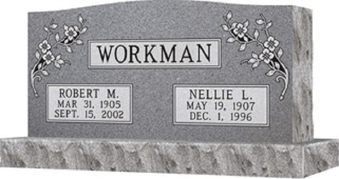 Jewish Headstone -Gray
