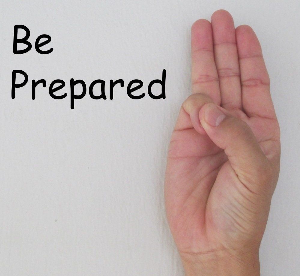A Class Driving School, Bristol | A hand is making a sign that says be prepared