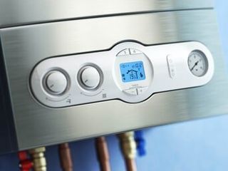 Gas boiler control panel. Home heating - Air Conditioning Contractors In Leominster, MA Gas boiler control panel. Home heating - Air Conditioning Contractors In Leominster, MA