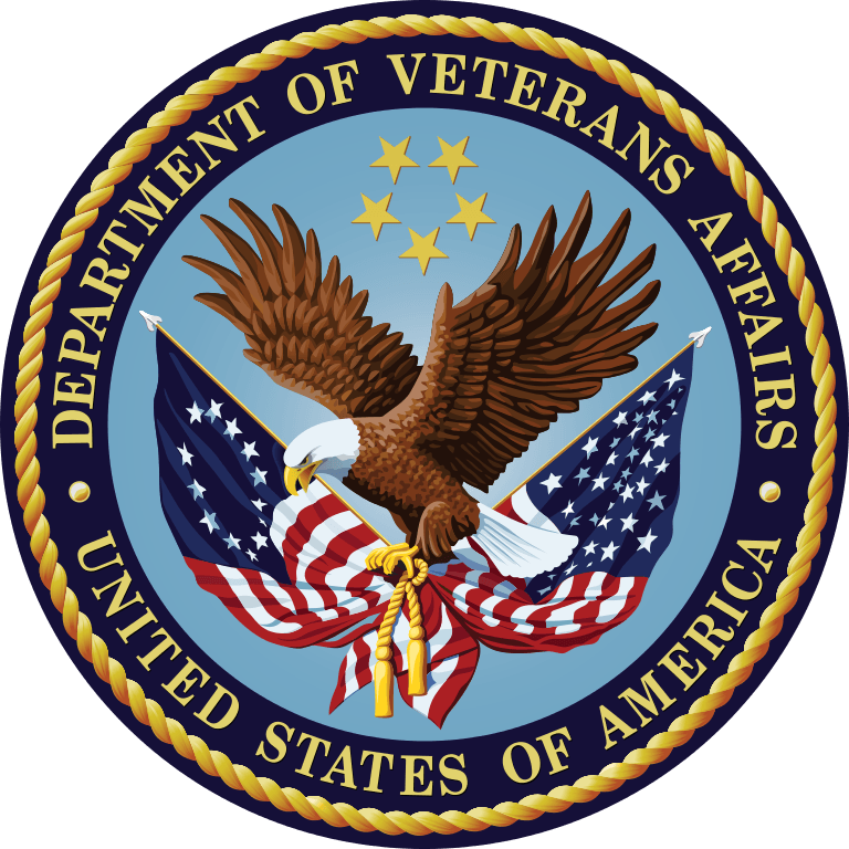 The seal of the department of veterans affairs of the united states of america