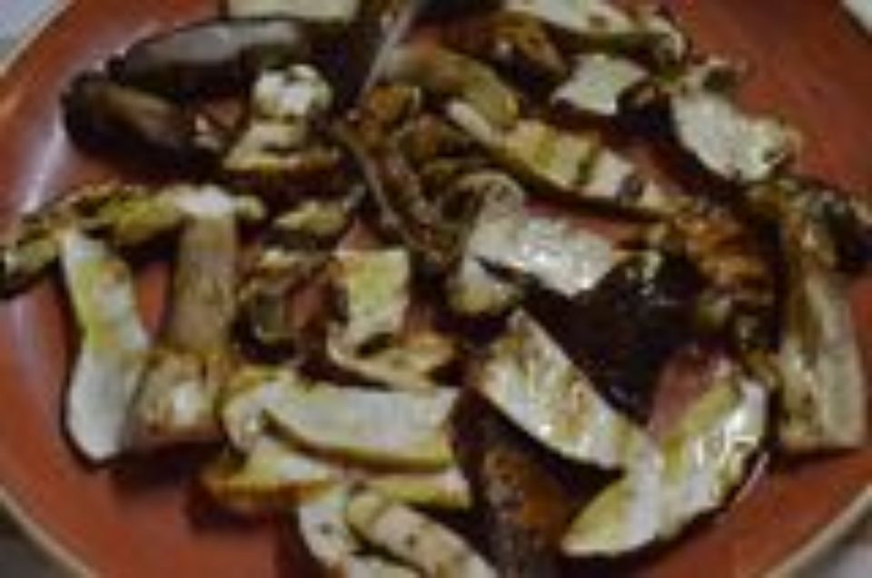 Grilled mushrooms