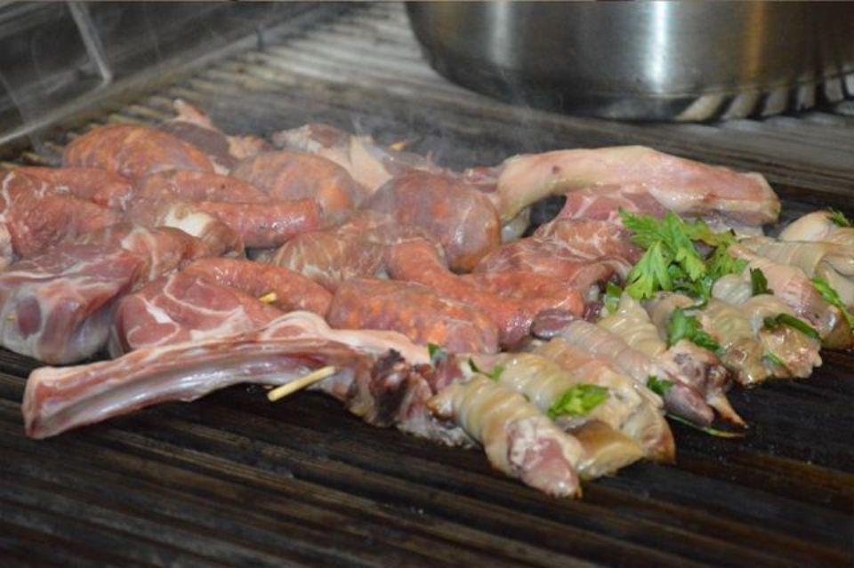 Barbecued meat
