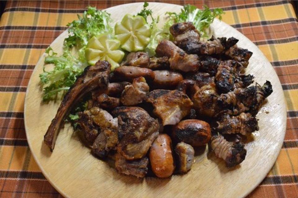 Barbecued meat