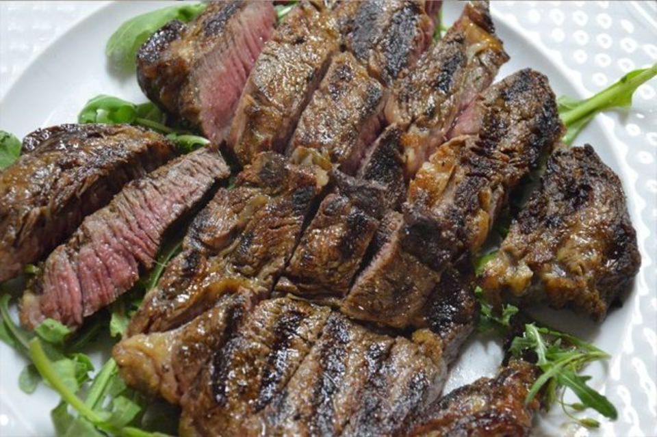 Barbecued meat