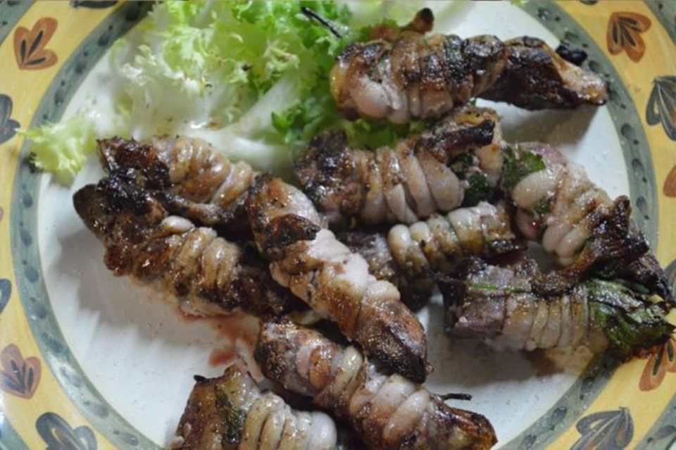 Barbecued meat