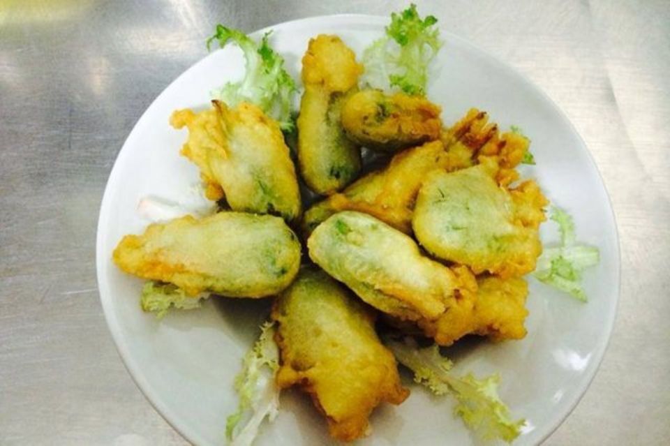 Courgette flowers