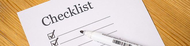 Garage De-clutter Checklist