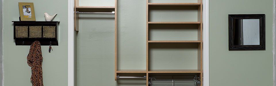 Empty Custom Guest Room Closet System