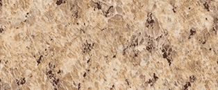 A close up of a brown granite counter top.