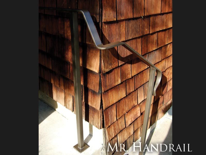(EX-45) - Flatbar Corner Wrap - Wrap around flatbar handrail showing corner wrap
