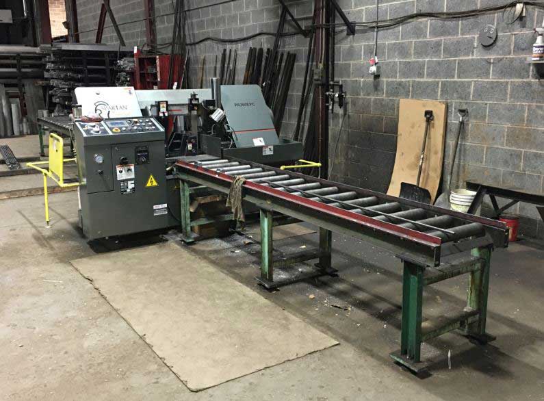 Saw Cutting — Fabricating Services in Wilkes Barre, PA Saw Cutting — Fabricating Services in Wilkes Barre, PA