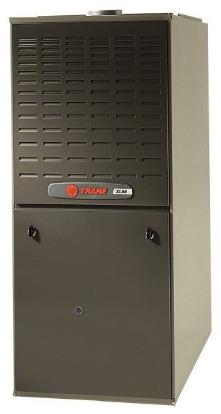 Air and Heating — Black Trane Heating System in Hickory, NC